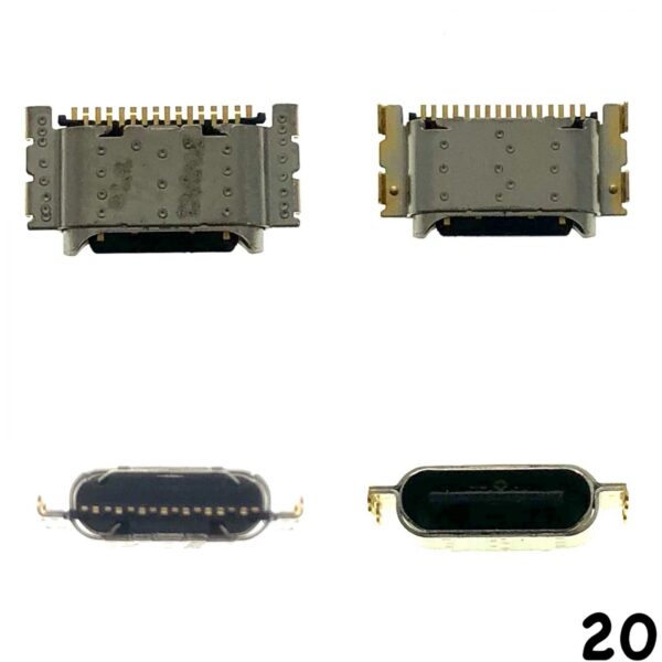 20 Type-C Plug In (1SET 5PCS) For Oppo A52/A53/A72/A92/A93/Reno 5/Realme 6i//A95/A71/A32/A55/A35/Reno 4 Se/K7X/K9
