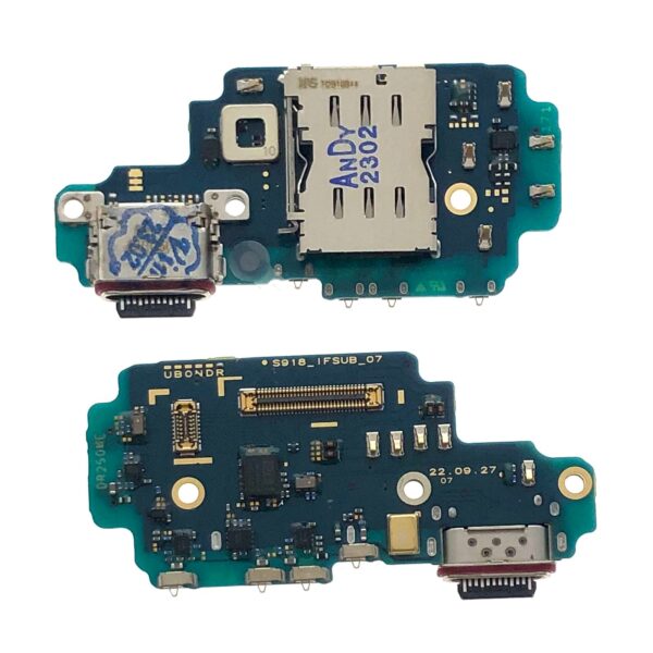 SM S23 Ultra-5G SM-S918 (ORI) Charging Board + Sim Holder