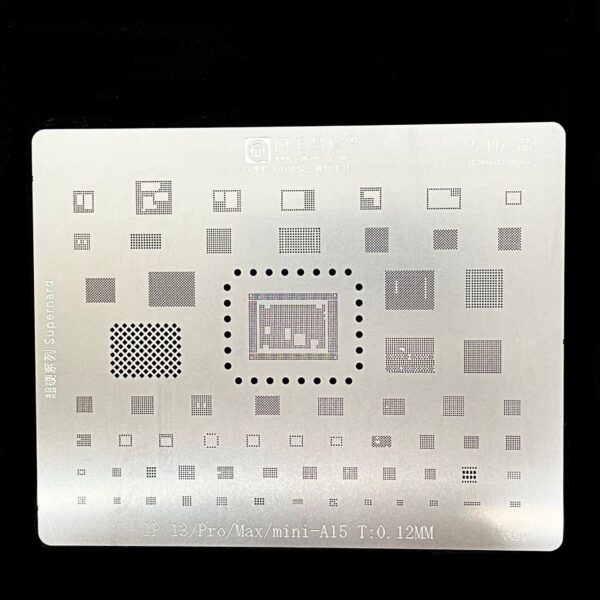 AMAOE BGA STENCILS IP 13/Pro/Max/Mini-A15 T:0.12mm