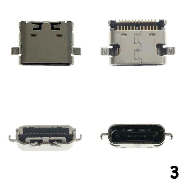 3 Type-C Plug In (1SET 5PCS) ZTE Axon 7 A2017/Axon 20/Axon 20 A2121/Axon 11