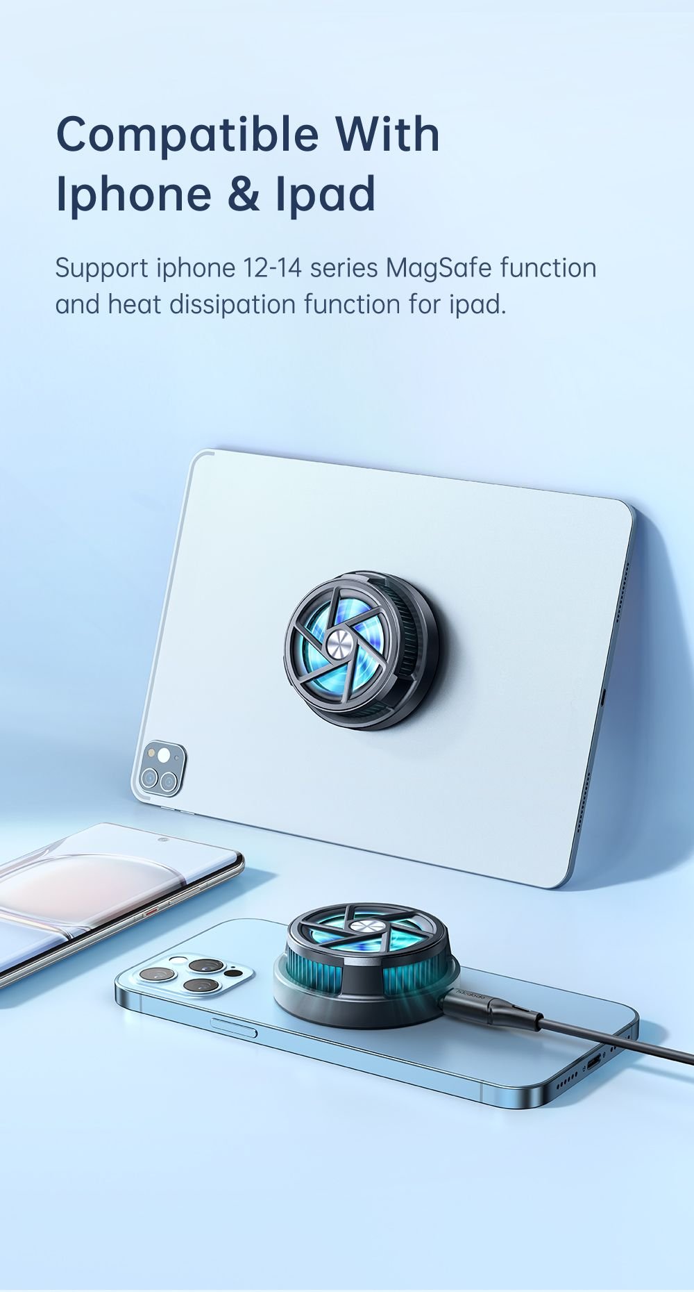 MCDODO CH2120 Radiator Wireless Gaming Charger CME