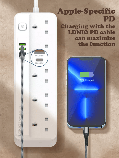 LDNIO SK5493 5 Power Socket - Image 2
