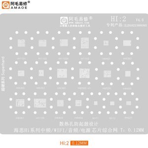 AMAOE BGA Stencils HI:2 HW Hi Series RF/WIFI/Audio/Power IC
