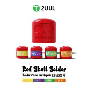 2UUL Red Skull Solder Paste for Repair 50G