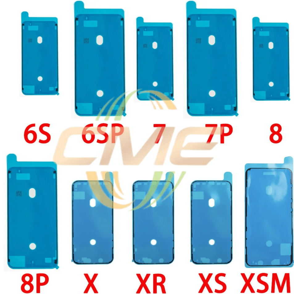 Phone 7 ~ 16ProMax (HQ) LCD Frame Adhesive Tape / Waterproof Sticker (1SET 10PCS)