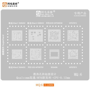 AMAOE STENCIL MQ:6 Qualcomm/MTK CPU IC
