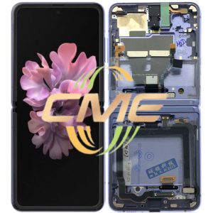 SM Z Flip 1 (4G) SM-F700 LCD ORI Full Set + Frame (Inner Screen)