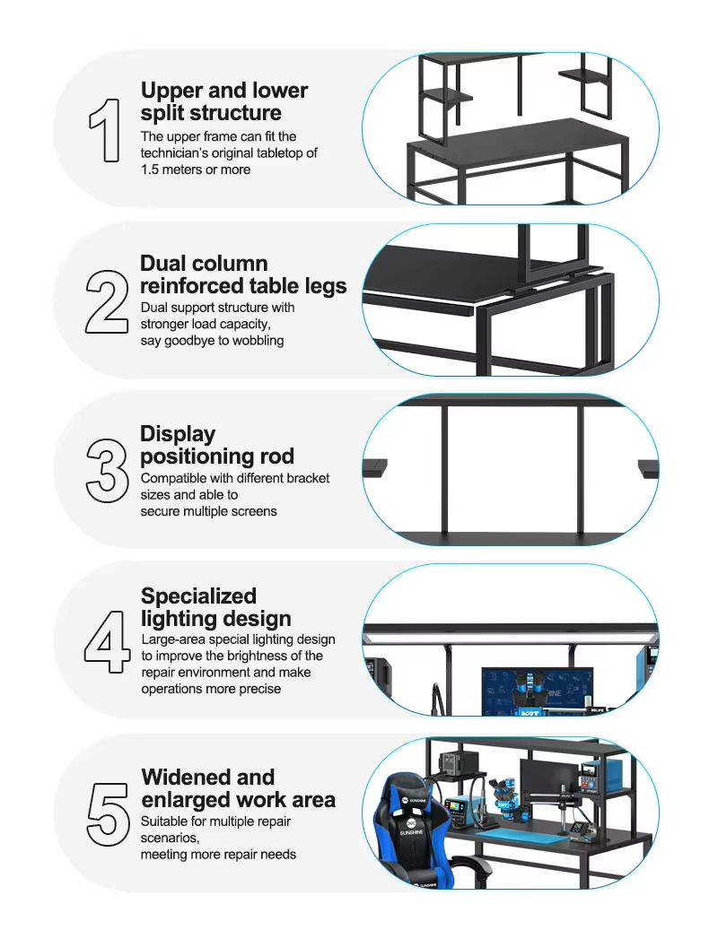 SUNSHINE M1 COMBINATION REPAIR TABLE (1500MM*800MM*1400MM) - Image 7