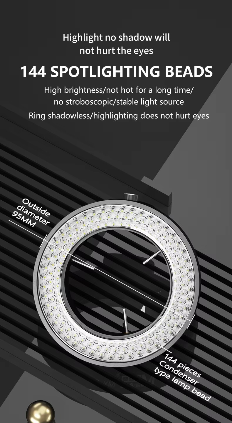 MAANT MY-037 144PCS LED Microscope Dust Prevention - Image 2