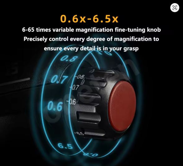 YCS 杨长顺 6065X 6X-65X Trinocular Microscope (Base) - Image 5
