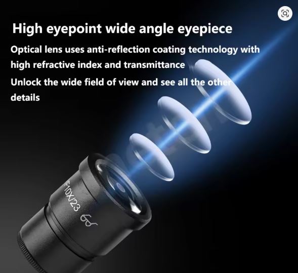 YCS 杨长顺 6065X 6X-65X Trinocular Microscope (Base) - Image 3