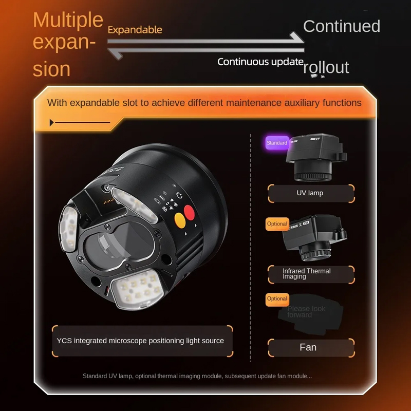 YCS 杨长顺 Integrated Microscope Positioning Light Source (with Extended UV Lamp Set) - Image 4