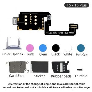 WYLIE 16/16PLUS US Version Esim of the Change Single and Dual Card Special Blade (FULL SET)
