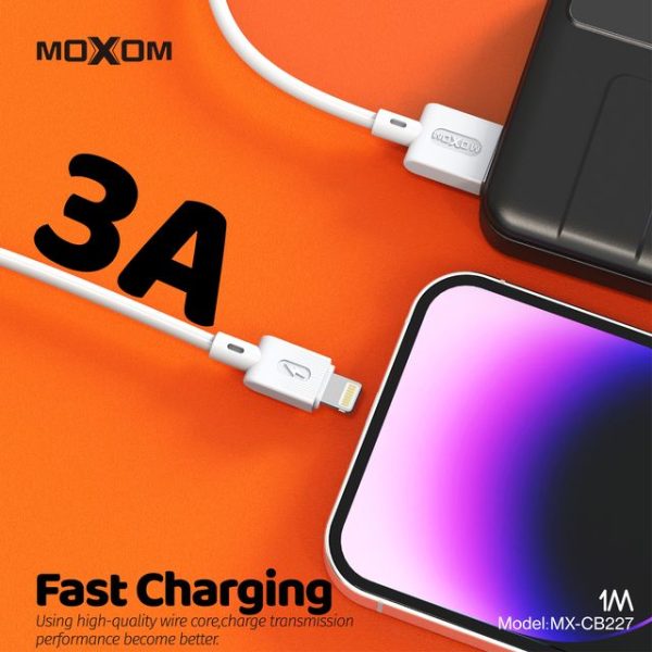 MOXOM MX-CB227 1 Meter 3A Fast Charging Data Cable – CME Distribution ...