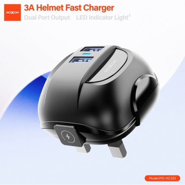 MOXOM MX-HC223 3A Fast Charger – CME Distribution Sdn Bhd