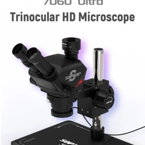 SOPTOP 7060 Ultra Trinocular HD Microscope - BLACK COLOUR