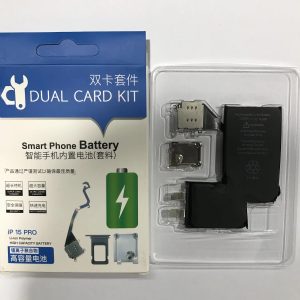 HAOYI 15PRO - Dual Card Kit + Batt Cell (No Warranty) - USA LL SET Modify Esim to Sim Card
