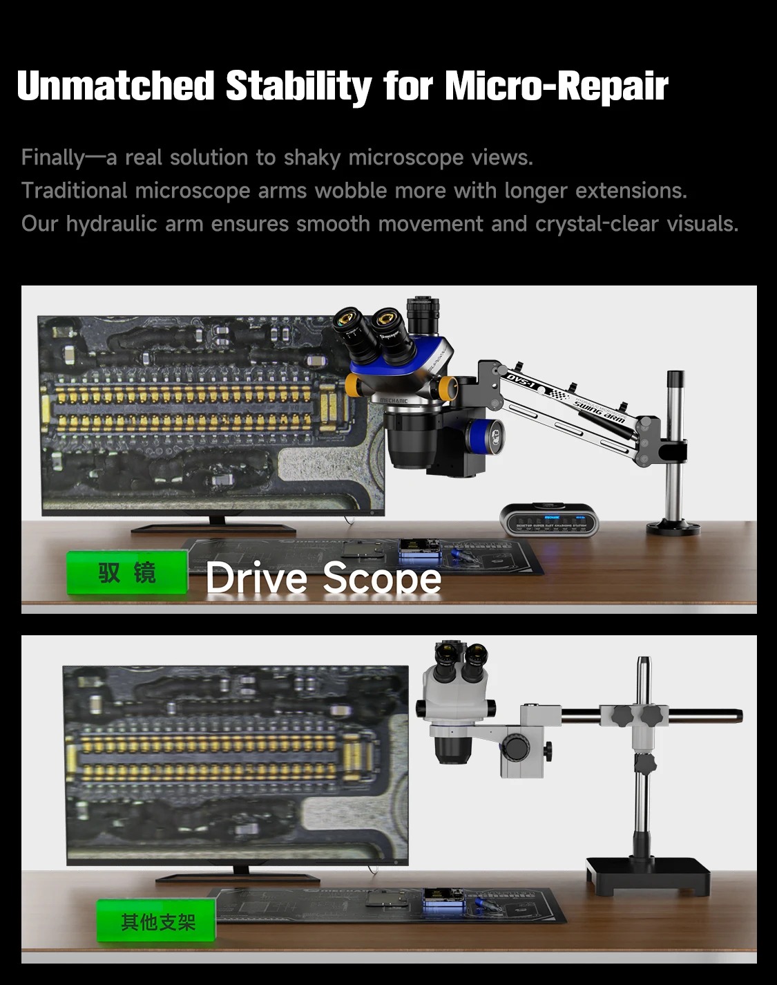 MECHANIC DVS-1 Hydraulic Microscope Swing Arm - Image 7