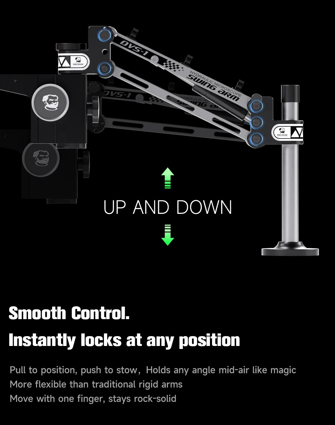 MECHANIC DVS-1 Hydraulic Microscope Swing Arm - Image 2