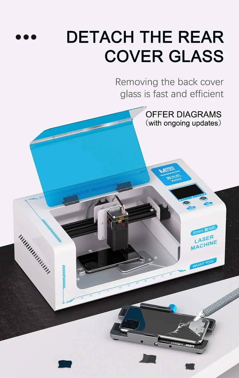 MAANT XMINI Laser Machine LCD Frame / Back Glass - Image 4