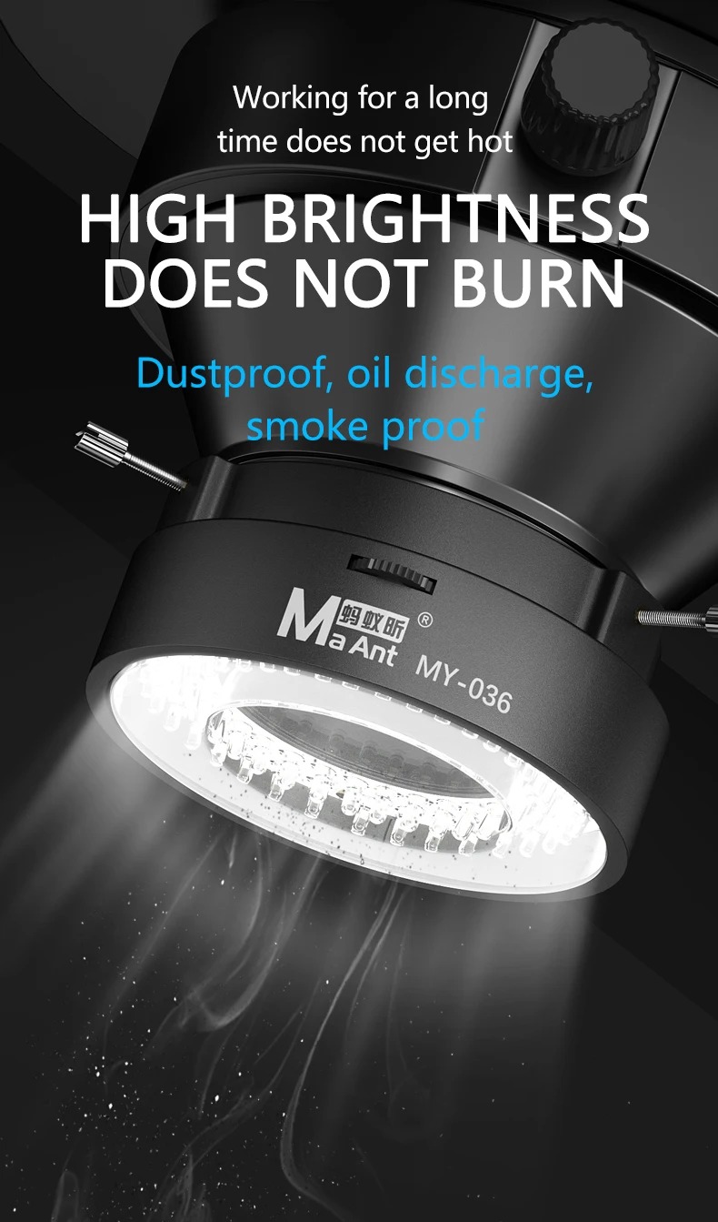 MAANT MY-036 72PCS LED Microscope Dust Prevention - Image 2