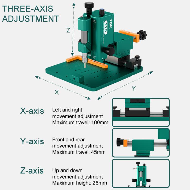 TBK 928 Manual Motherboard Grinder Machine - Image 3