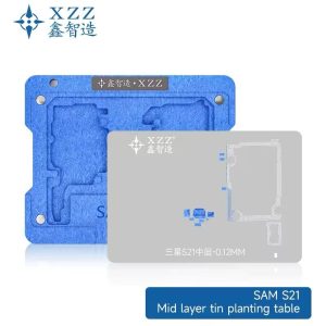 XZZ SAM S21 Middle Layer Tin Plating Positioning Plate + Stencil