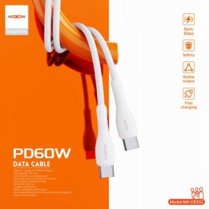 MOXOM MX-CB332 1 Meter 36W Fast Charging Type-C tp Type-C Data Cable