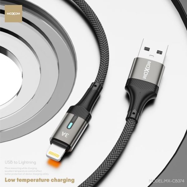 MOXOM MX-CB374 1 Meter 3A Fast Charging Phone Data Cable – CME ...