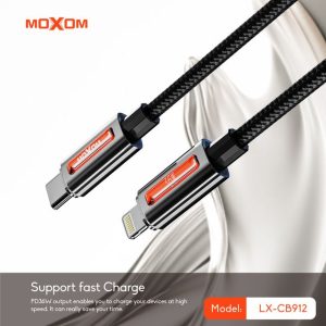 MOXOM LX-CB912 1 Meter 36W Type-C to Phone Data Cable