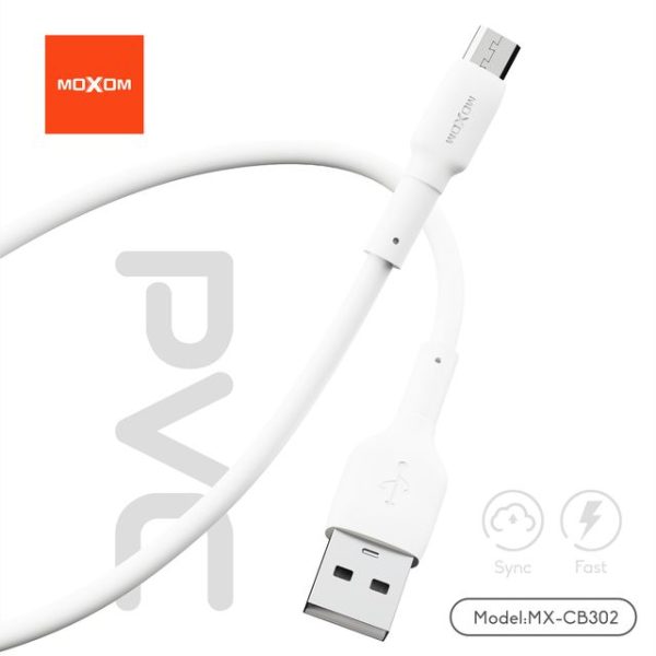 MOXOM MX-CB302 1 Meter 3A Fast Charging Data Cable – CME Distribution ...