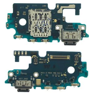 SM A57-5G A576 (ORI Used) Charging Board + Sim Holder