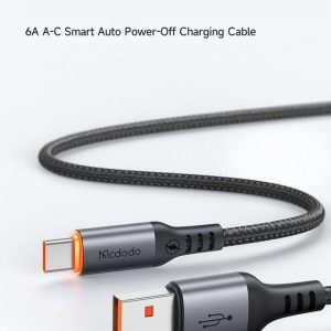MCDODO CA-057 1.2 Meter 6A Auto Power Off Type-C Cable