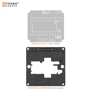 AMAOE - Middle Layer Reball Position Plate + Stencil (W/O Base) - ASUS ROG9