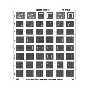 AMOAE F-X-17 Baseband CPU Solder Mask Repair The Green Oil Mesh