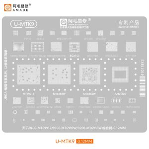 AMAOE BGA STENCILS U-MTK9