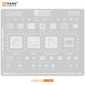 AMAOE BGA STENCILS U-QSD10