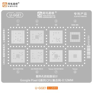 AMAOE BGA STENCILS U-GGE1 - GOOGLE PIXEL G Series CPU