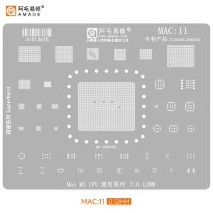 AMAOE BGA STENCILS MAC:11 MAC M3 CPU Series