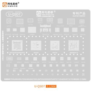 AMAOE BGA STENCILS U-QSD7