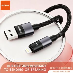 MOXOM MX-CB384 1 Meter 3A Fast Charging Data Cable