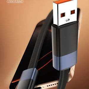 LDNIO LS241 1 Meter 50W Auto Power Off Fast Charging Data Cable