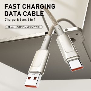 LDNIO LS341 1 Meter 50W Fast Charging Data Cable