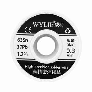 WYLIE High-Precision Solder Wire 0.3MM 63SN/37PB