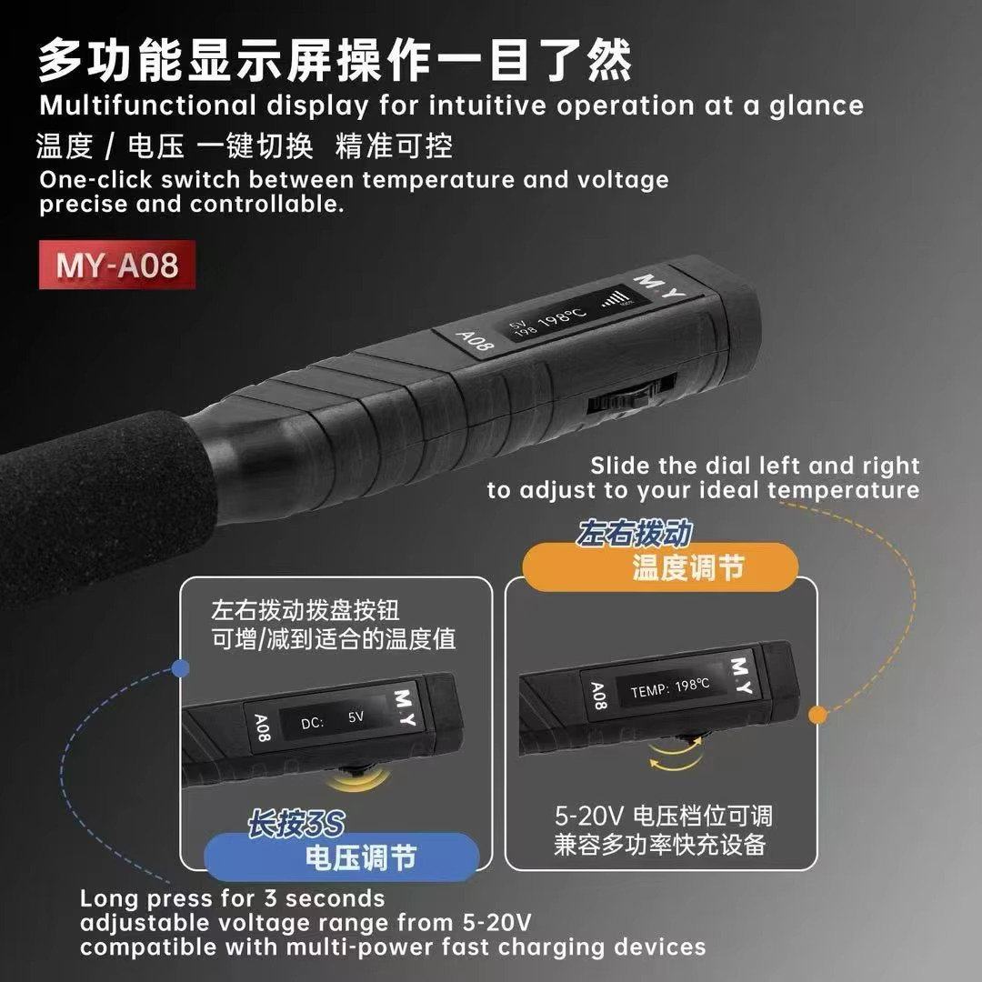 MR.YANG A08 Portable Handheld Soldering Station - Image 3