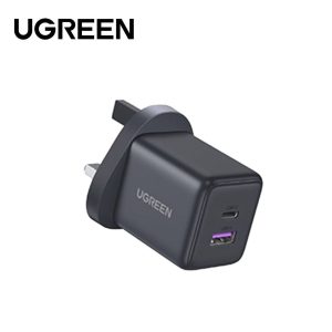 UGREEN X516 30W 1C 1A GaN Fast Charger -SPACE GRAY 65036