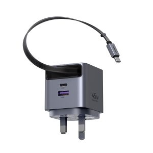 UGREEN X614 NEXODE PRO 45W GaN Fast Charger with Type-C Retractable Cable - 65823