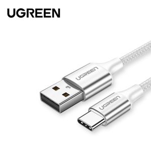 UGREEN US288 USB-A to Type-C Fast Charging Cable 1 Meter -WHITE 60131