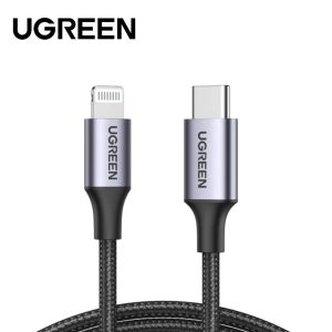 UGREEN US304 USB-C to Phone Cable 1 Meter -BLACK 60759