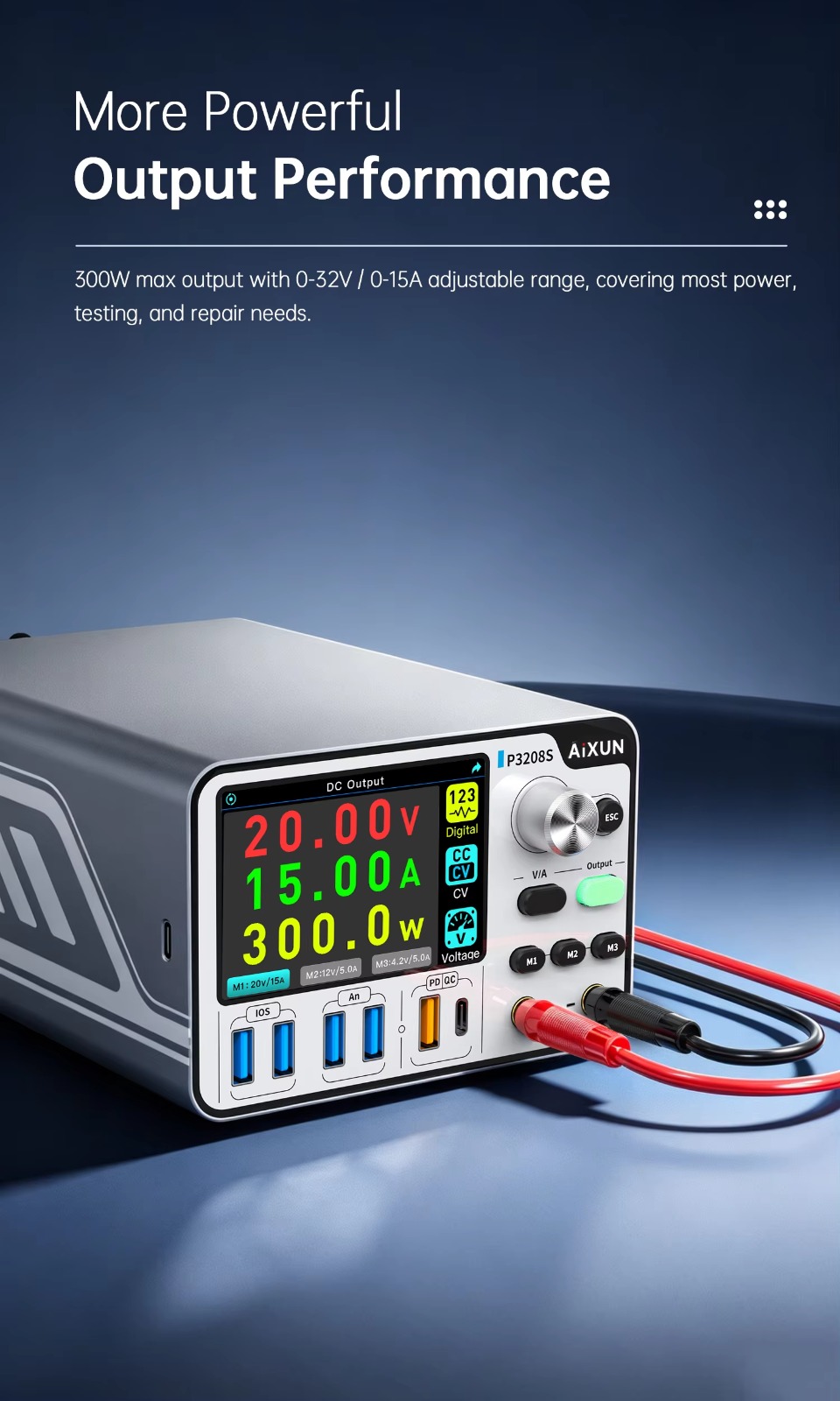 AIXUN P3208S Smart Regulated Power Supply - Image 2